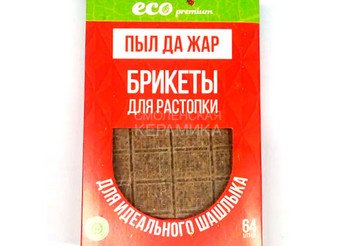 Брикет древеснопарафиновый для розжига (64шт.) 1