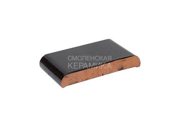 Парапетная клинкерная плитка ZG Clinker КР30 темно-коричневый 1