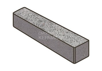 Гранитная тротуарная плитка Готика, Ригель Granite FINO, 360x80x80, Цветок Урала 1