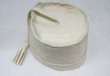 Шапка д/сауны модельная (войлок) Феска (ЭС) 1