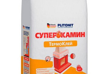 Плитонит СуперКамин ТермоКлей - 5, (5кг) 1