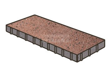 Тротуарная плитка Готика, Плита Premium Gold, 900x600x100 мм, цвет Голд 15 1