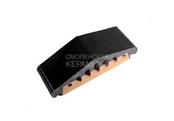 Профильный клинкерный кирпич ZG Clinker К25 темно-коричневый 1