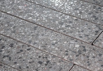 Гранитная тротуарная плитка Готика, Квадрат Granite FINO, 600x600x80, Галенит 2