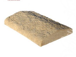 785-10 Накрывная плита White Hills двухскатная, 45*25, бежевый