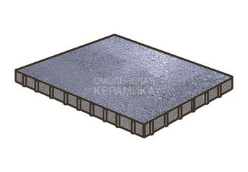 Гранитная тротуарная плитка Готика, Квадрат Granite FINO, 1000x1000x100, Амфиболит 1