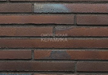 Ригельная клинкерная плитка Stroher 455 BRAUN-BLAU 14 мм 1