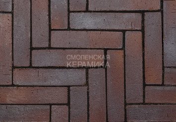 Клинкерная брусчатка WesterWälder Klinker PK810 Violettblau geflammt 1