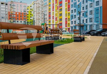 Тротуарная плитка BRAER Прямоугольник Песочный, 40 мм 5
