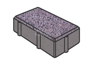 Тротуарная плитка Готика, Брусчатка Premium Gold, 200x100x80 мм, цвет Голд 20 1