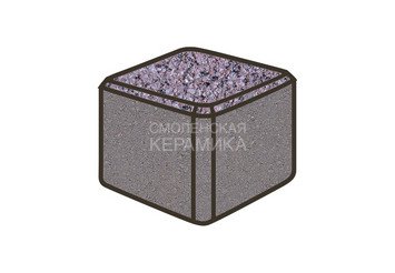 Тротуарная плитка Готика, Куб Premiun Gold, 80x80x80 мм, цвет Голд 20 1