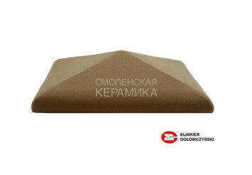 Колпак для забора ZG Clinker клинкерный С42 коричневый 1
