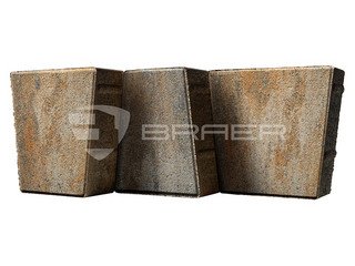 Тротуарная плитка BRAER Старый город "Веймар", Color Mix Песчаник