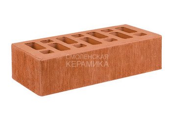 Кирпич облицовочный СТАРЫЙ ОСКОЛ Красный бархат 1НФ 6
