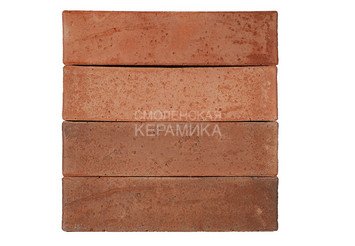 Кирпич лицевой керамический ЛСР Огненный, антик, 1НФ 4