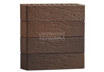Кирпич лицевой керамический VOLGABRICK 0.7НФ Флэш горизонтальный Руст №70 М200 2