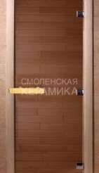Дверь бан. DW 2000*800 кор. ольха-липа, БРОНЗА (00017) 1