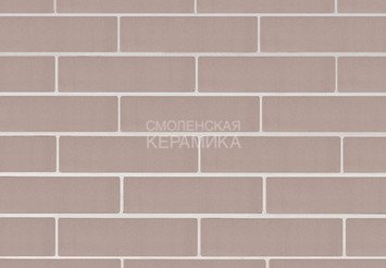 Кирпич облицовочный КЕРМА 1НФ, Серебро гладкий, утолщенная стенка 1