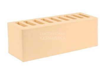 Кирпич облицовочный СТАРЫЙ ОСКОЛ Солома гладкий 0,96НФ 4