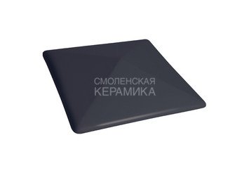Керамическая шляпа King Klinker 445х445 полярная ночь 1
