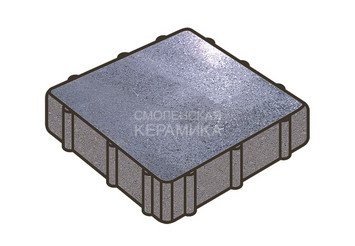 Гранитная тротуарная плитка Готика, Квадрат Granite FINO, 300x300x80, Амфиболит 1