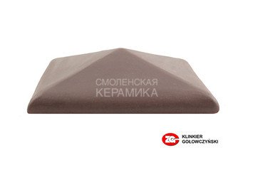 Колпак для забора ZG Clinker клинкерный С38 вишневый 1