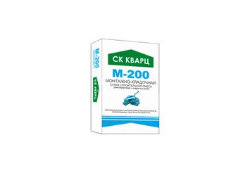 Смесь сухая монтажно- кладочная М200 ГОСТ СК Кварц 1