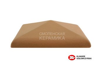 Колпак для забора ZG Clinker клинкерный С42 красный 1