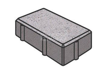 Тротуарная плитка Готика, Брусчатка Premium Gold, 200x100x100 мм, цвет Голд 1 1