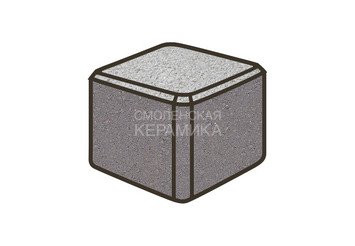 Тротуарная плитка Готика, Куб Premiun Gold, 80x80x80 мм, цвет Голд 22 Кристалл 1