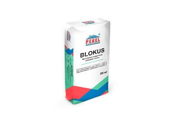 Клеевая смесь для газоблоков PEREL Blokus 0332 белая, 25 кг 1