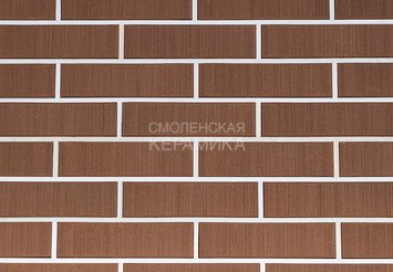 Кирпич облицовочный КЕРМА 1НФ, Терракот бархат 1