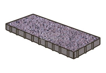 Тротуарная плитка Готика, Плита Premium Gold, 900x600x100 мм, цвет Голд 20 1