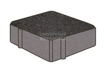 Тротуарная плитка Готика, Квадрат Premium Gold, 100x100x80 мм, цвет Голд 21 1