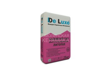 Наливной пол De Luxe ЛИТОПОЛ, 25 кг 1