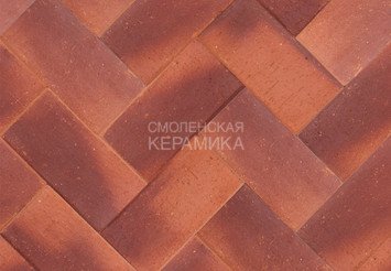 Клинкер тротуарный ЛСР ангобированный «МАНЧЕСТЕР» Бордо Классик 1