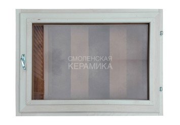 Форточка ОСИНА бронза (1стекло обычное 1тонир.) 600*800 1