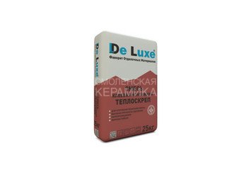 Монтажный клей De Luxe ТЕПЛОСКРЕП, 25 кг 1