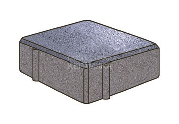 Гранитная тротуарная плитка Готика, Квадрат Granite FINO, 150x150x80, Амфиболит 1
