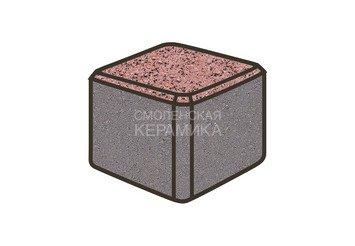 Тротуарная плитка Готика, Куб Premiun Gold, 80x80x80 мм, цвет Голд 17 1