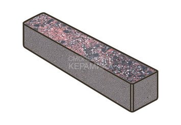 Гранитная тротуарная плитка Готика, Ригель Granite FINO, 360x80x100, Дымовский 1